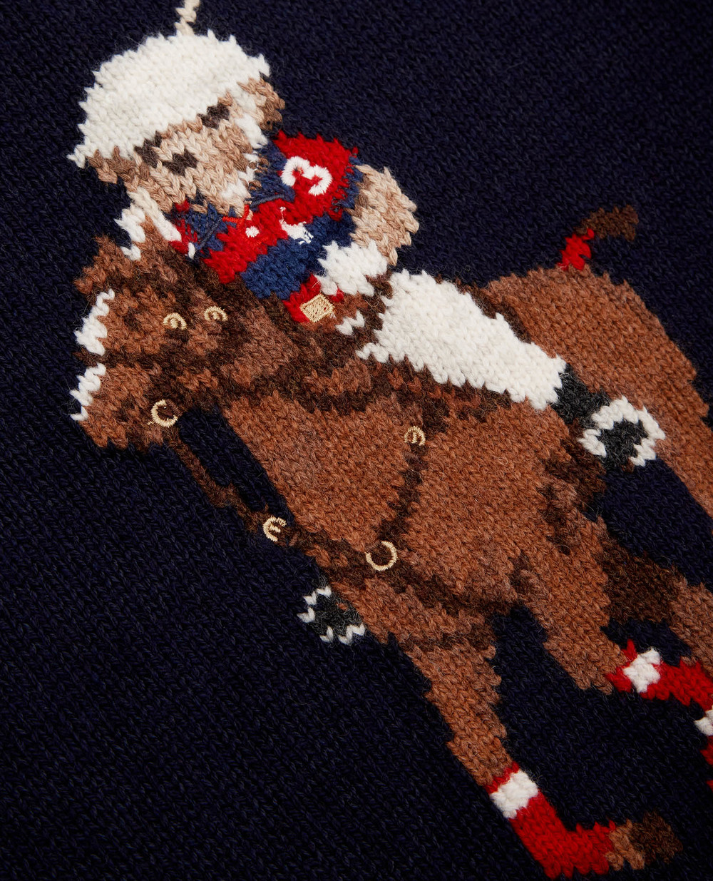 Детский свитер Polo Bear Polo Ralph Lauren Kids 313850441001, синий цвет • Купить в интернет-магазине Kameron