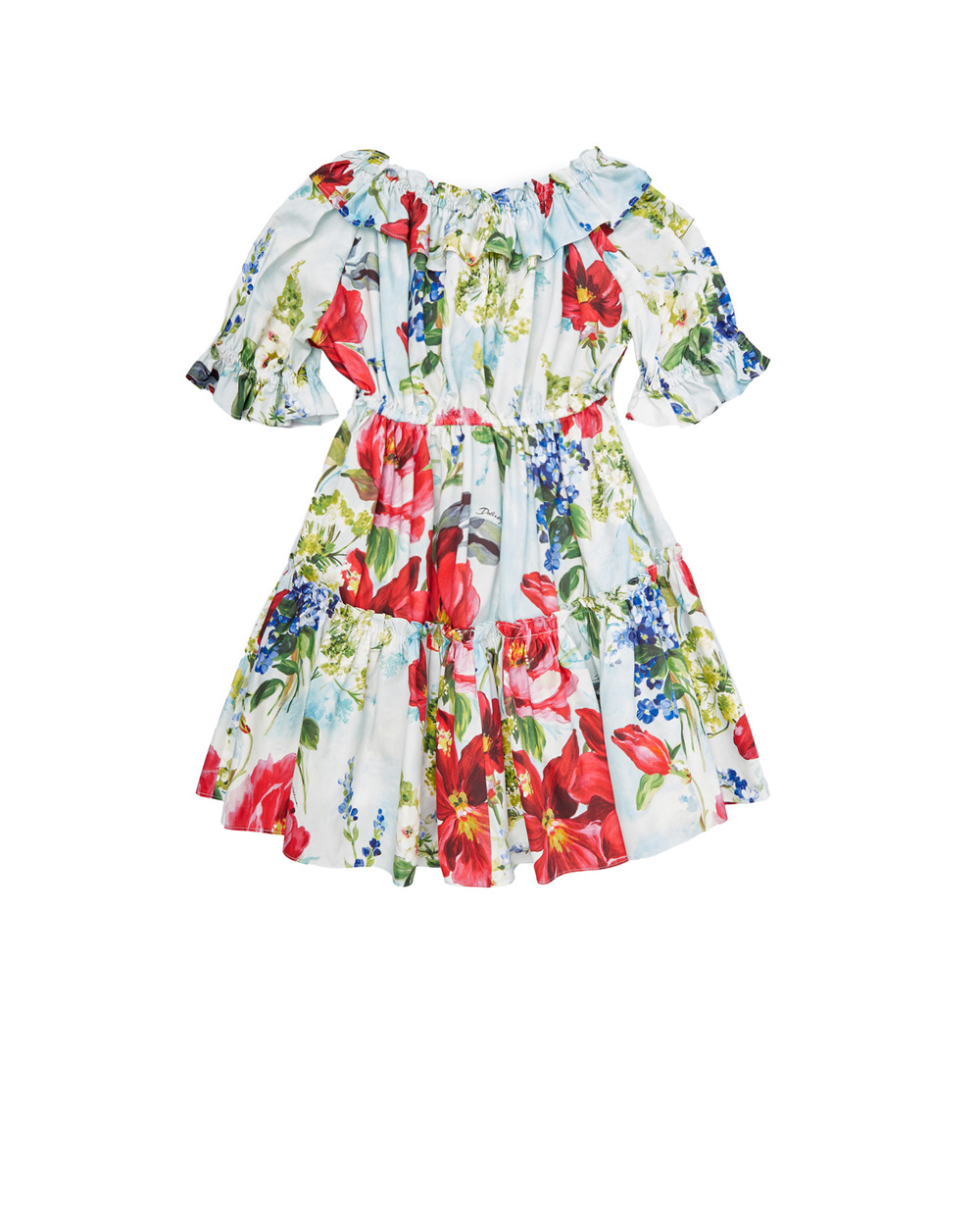 Детское платье Dolce&Gabbana Kids L53DB8-HS5MH-S, разноцветный цвет • Купить в интернет-магазине Kameron