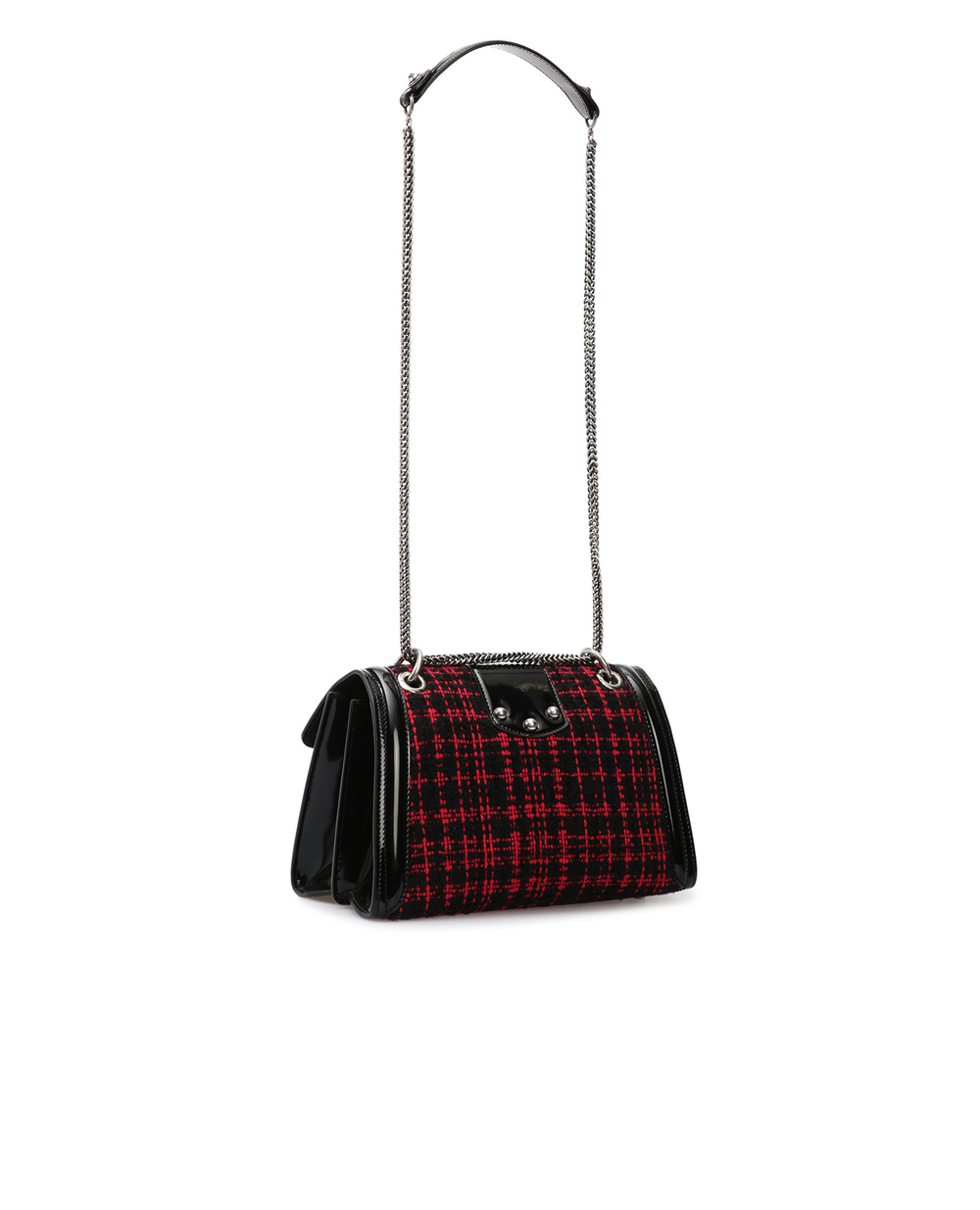Твидовая сумка Amore Dolce&Gabbana BB6748-AW045, черный цвет • Купить в интернет-магазине Kameron