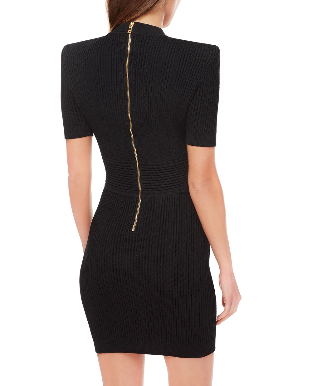Платье Balmain AF1R6030KB39, черный цвет • Купить в интернет-магазине Kameron
