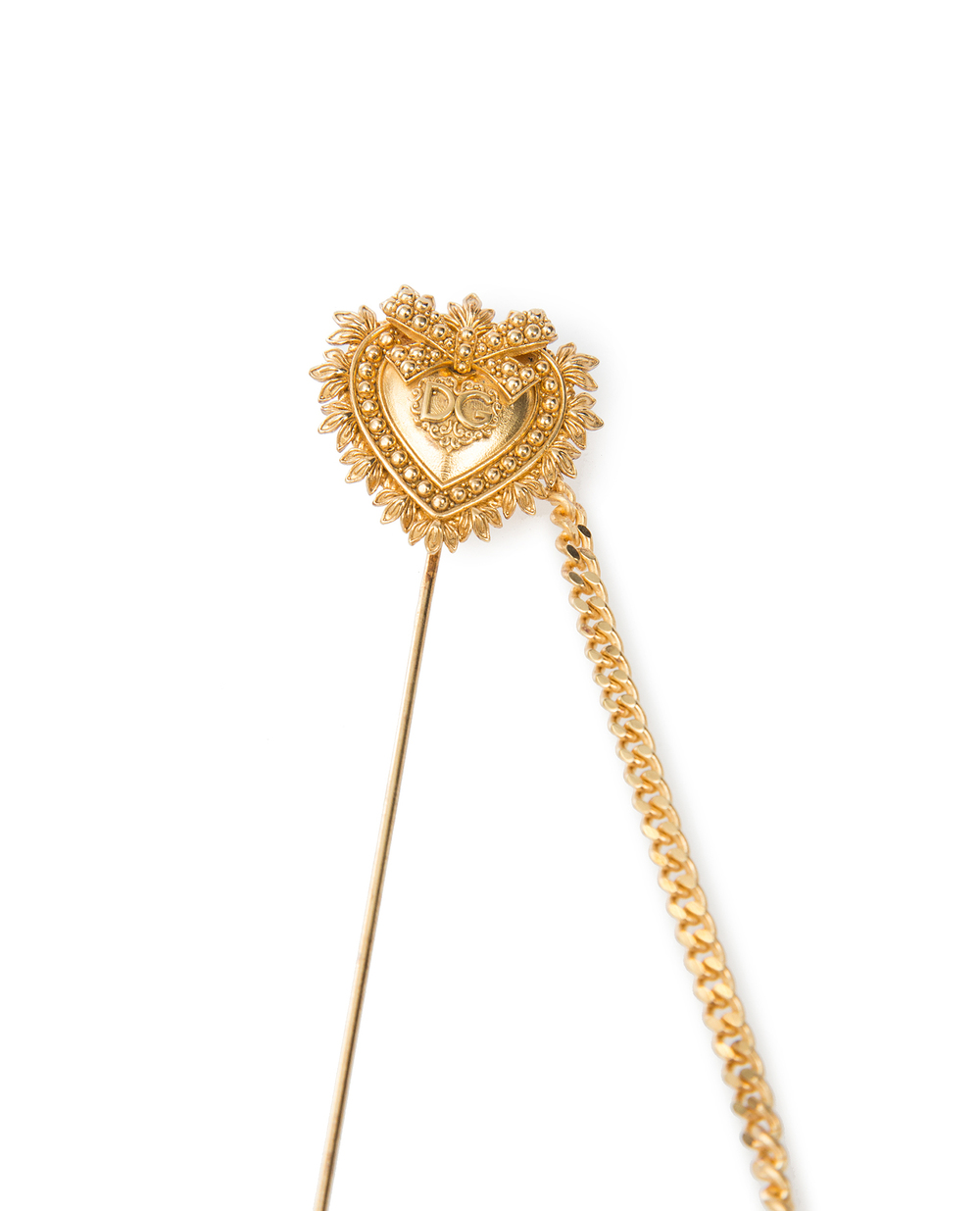 Брошь Dolce&Gabbana WPLC1A-W5YME, золотой цвет • Купить в интернет-магазине Kameron
