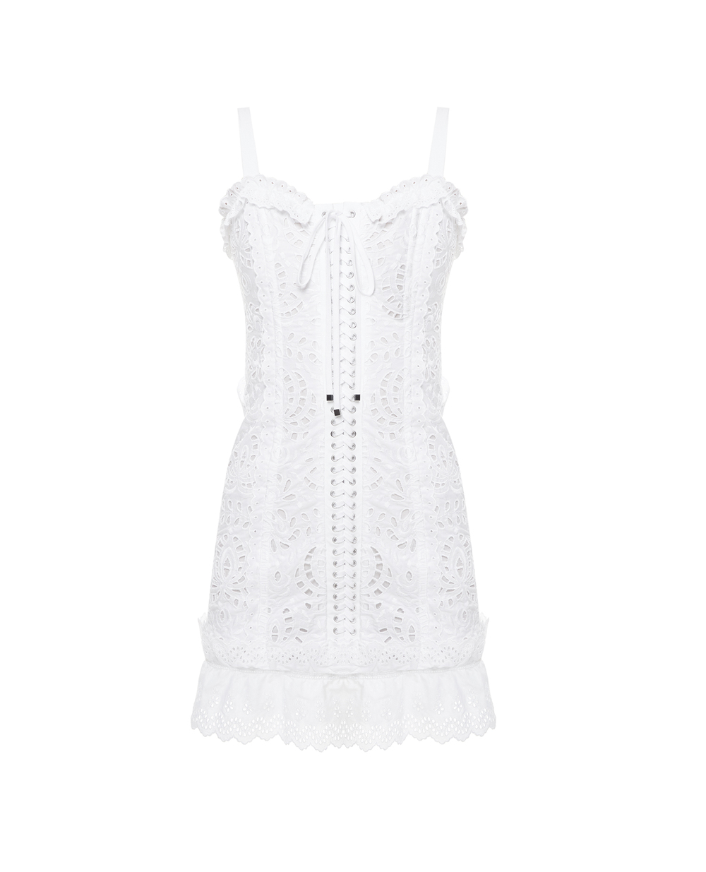 Платье Dolce&Gabbana F6ZD8Z-FG5AR, белый цвет • Купить в интернет-магазине Kameron