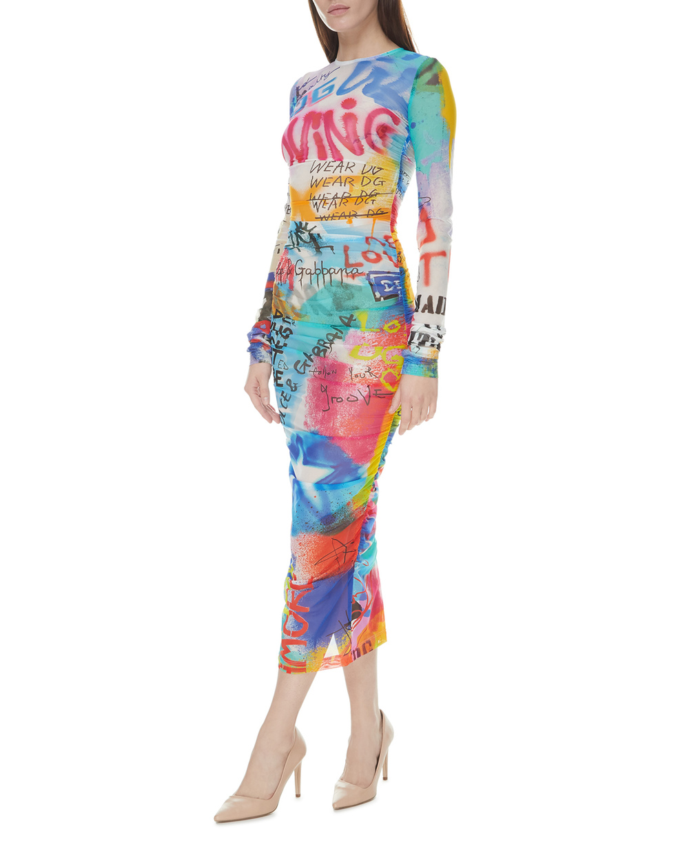 Сукня Dolce&Gabbana F6Z2UZ-GDADL, різнокольоровий колір • Купити в інтернет-магазині Kameron