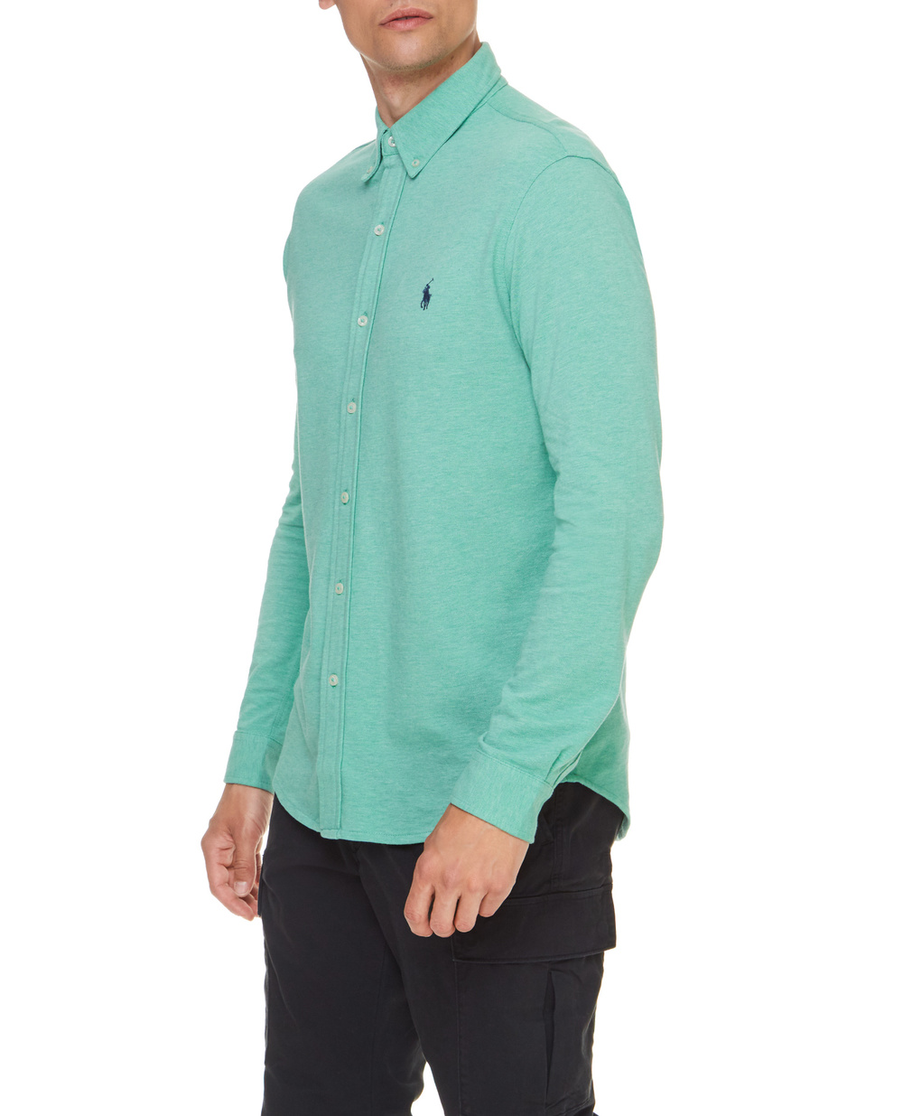 Рубашка Polo Ralph Lauren 710654408064, ментоловый цвет • Купить в интернет-магазине Kameron