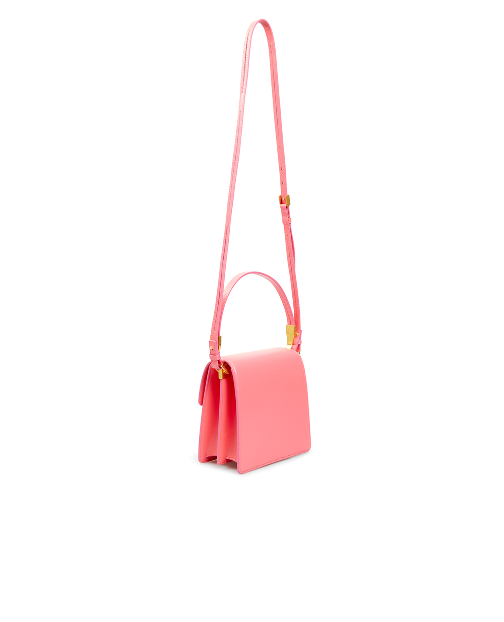Шкіряна сумка Ely Balmain XN1DH706LSLX, рожевий колір • Купити в інтернет-магазині Kameron