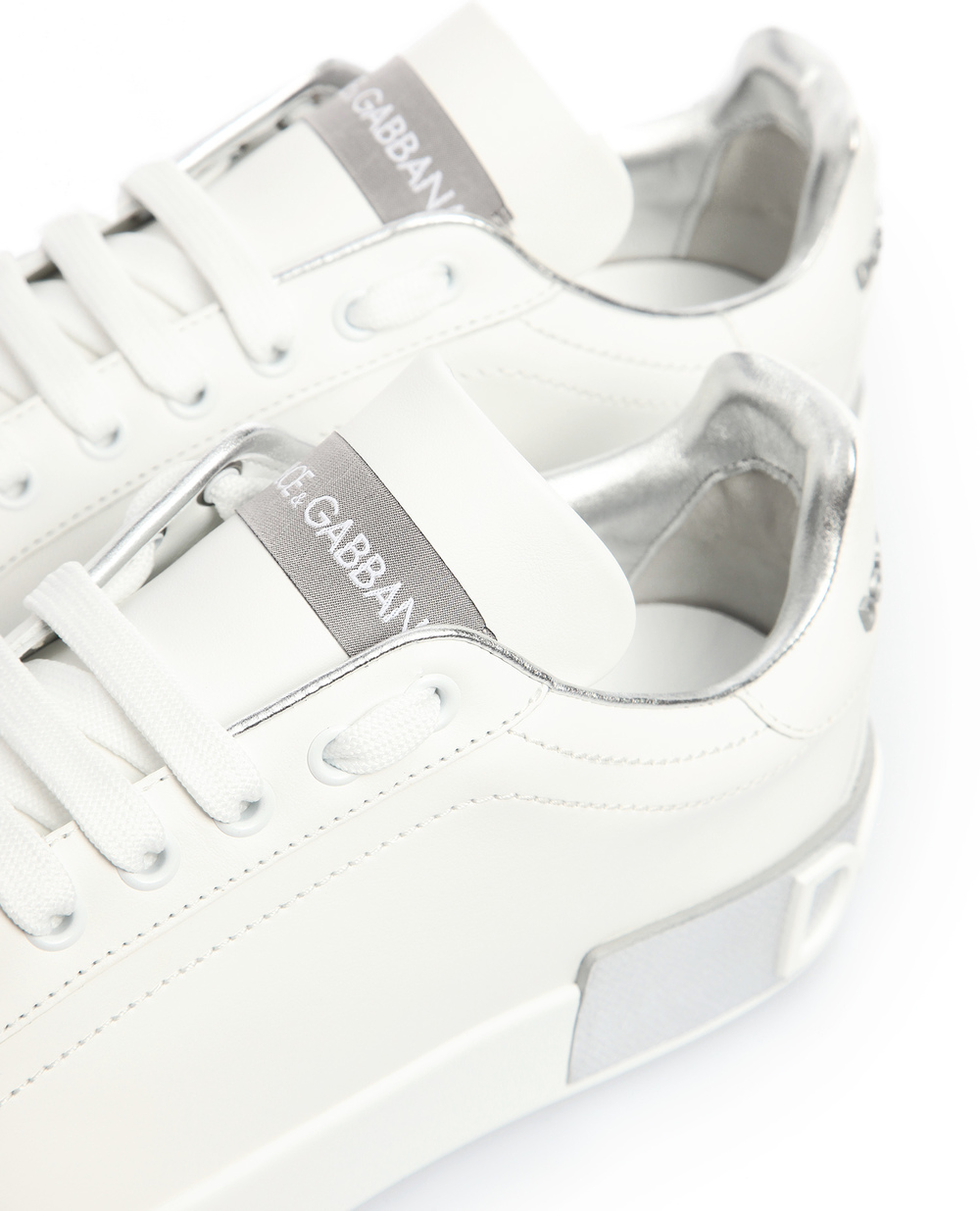 Шкіряні снікери Portofino Dolce&Gabbana CK1544-AX615, білий колір • Купити в інтернет-магазині Kameron
