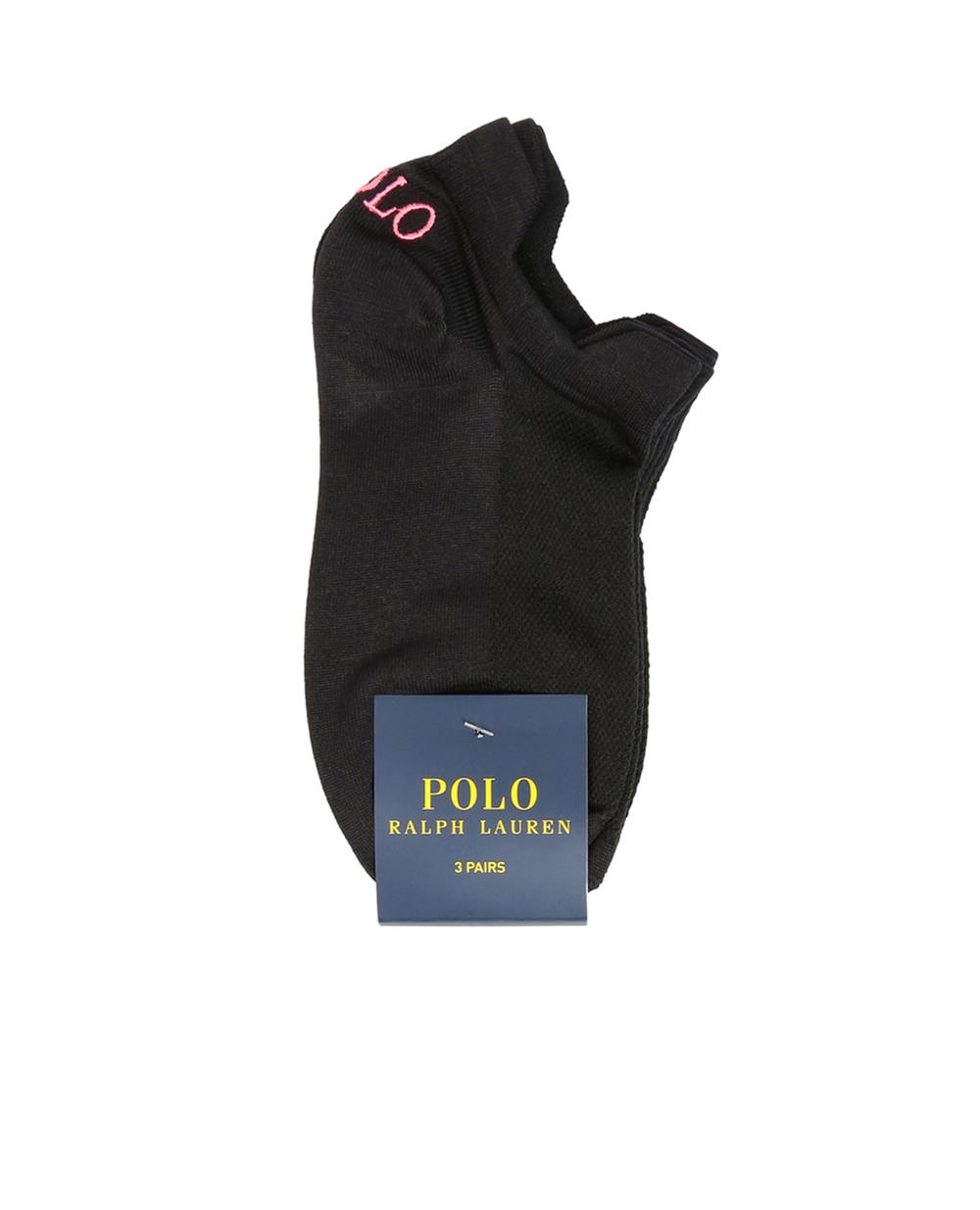 Носки (3 пары) Polo Ralph Lauren 455687429001, черный цвет • Купить в интернет-магазине Kameron