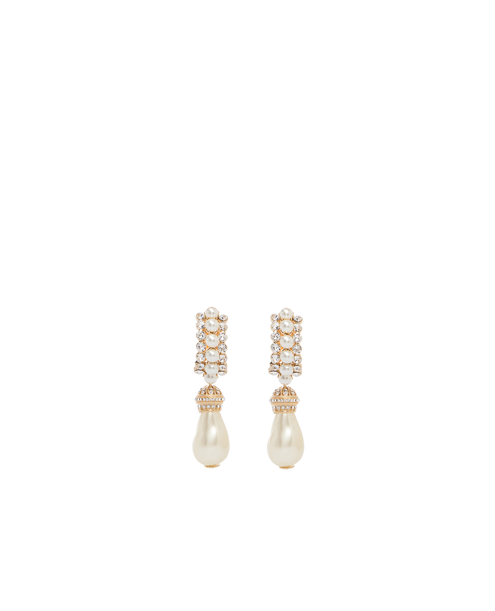Клипсы Dolce&Gabbana WEL8P1-W1111, белый цвет • Купить в интернет-магазине Kameron