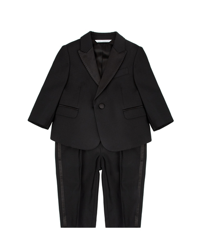 Dolce&Gabbana Детский шерстяной костюм (пиджак, брюки) - Артикул: L11U09-FUBBG