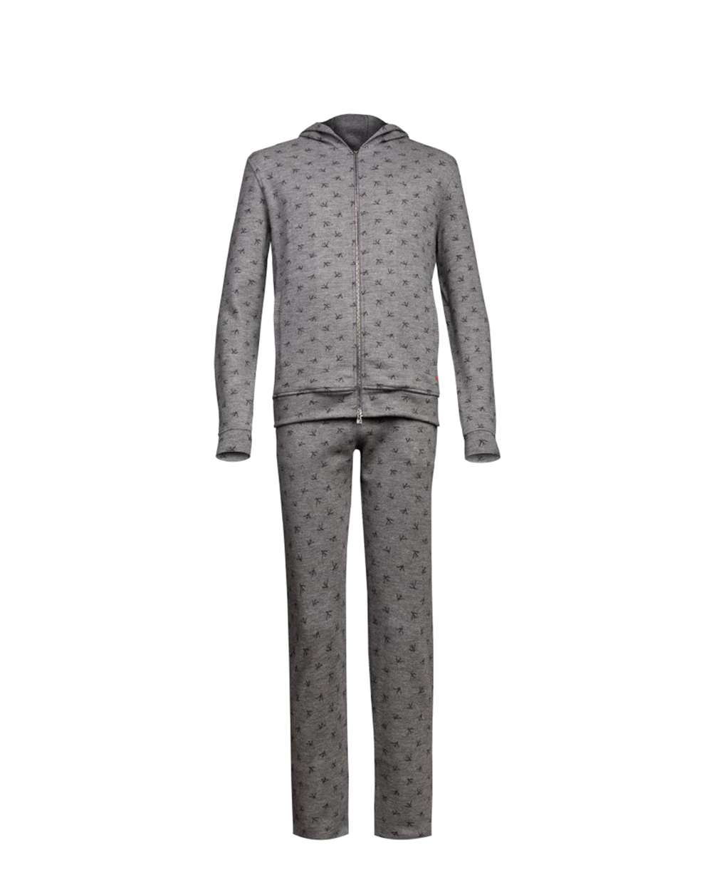 Спортивный костюм (худи, брюки) ISAIA MCT008.87425, серый цвет • Купить в интернет-магазине Kameron