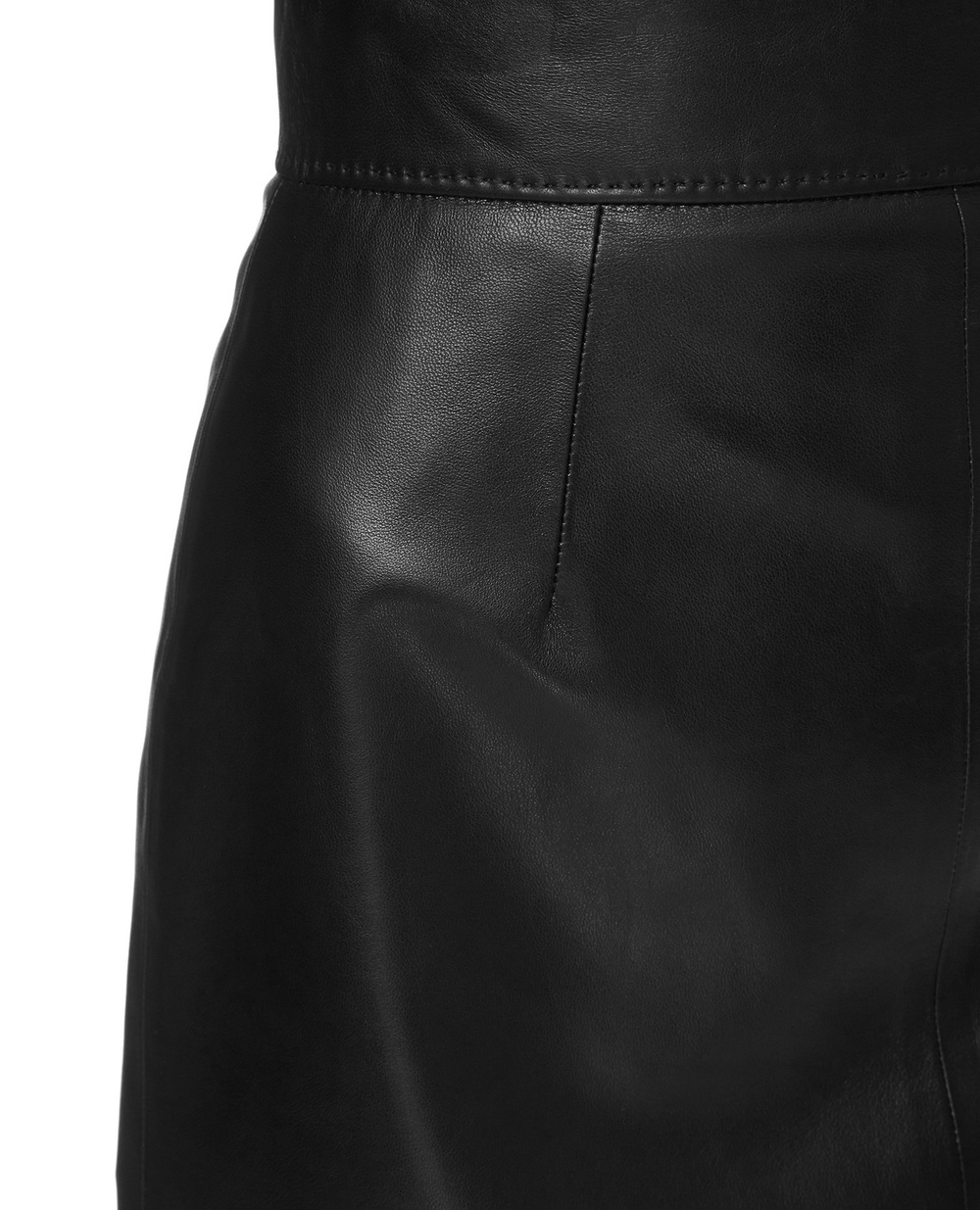 Шкіряна спідниця Dolce&Gabbana F4BZ4L-HULFY, чорний колір • Купити в інтернет-магазині Kameron
