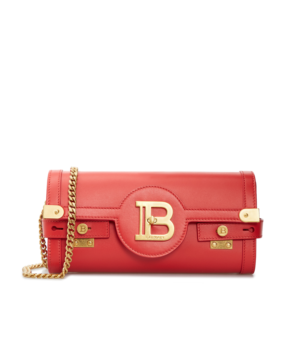 Шкіряна сумка B-Buzz Balmain AN1LE596LPRS, красный колір • Купити в інтернет-магазині Kameron