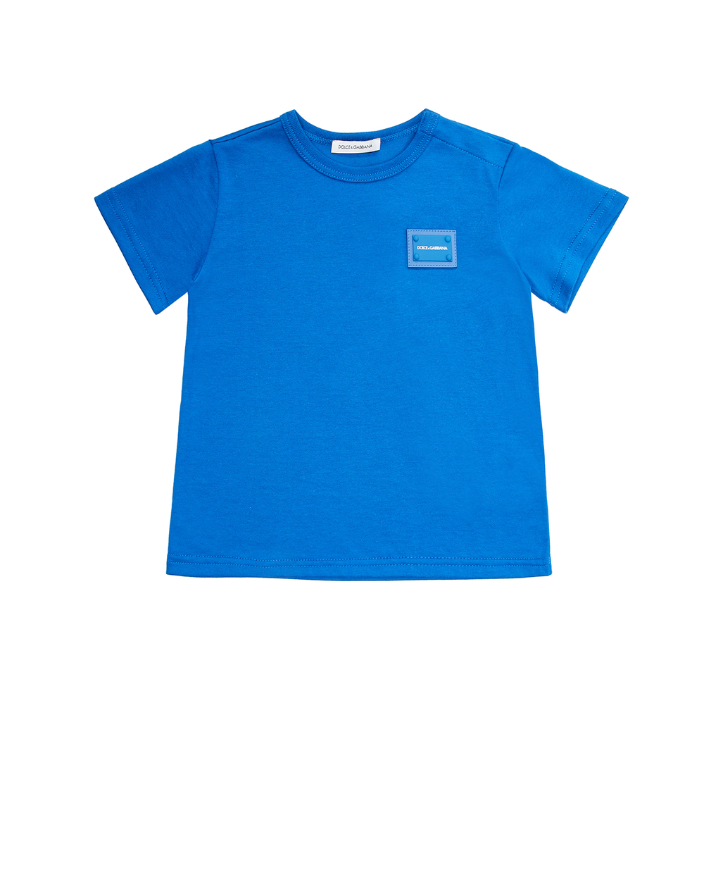 Футболка Dolce&Gabbana Kids L1JT7T-G7OLK-, синий цвет • Купить в интернет-магазине Kameron