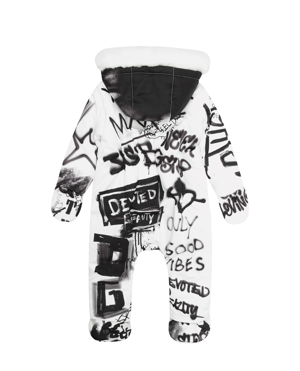 Комбінезон Dolce&Gabbana Kids L1JO2O-G7A6W, білий колір • Купити в інтернет-магазині Kameron