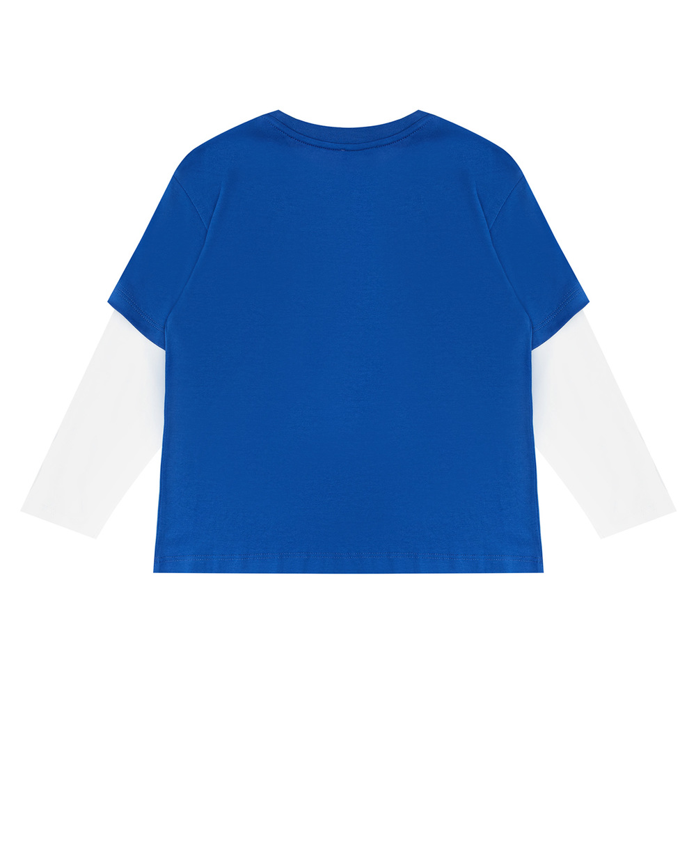 Дитячий лонгслів Dolce&Gabbana Kids L4JTCY-G7JS7-B, синій колір • Купити в інтернет-магазині Kameron