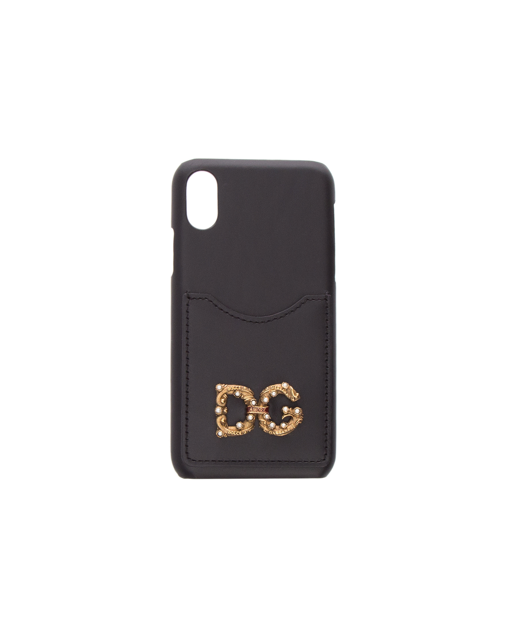 Чехол для iPhone X Dolce&Gabbana BI1194-AZ558, черный цвет • Купить в интернет-магазине Kameron