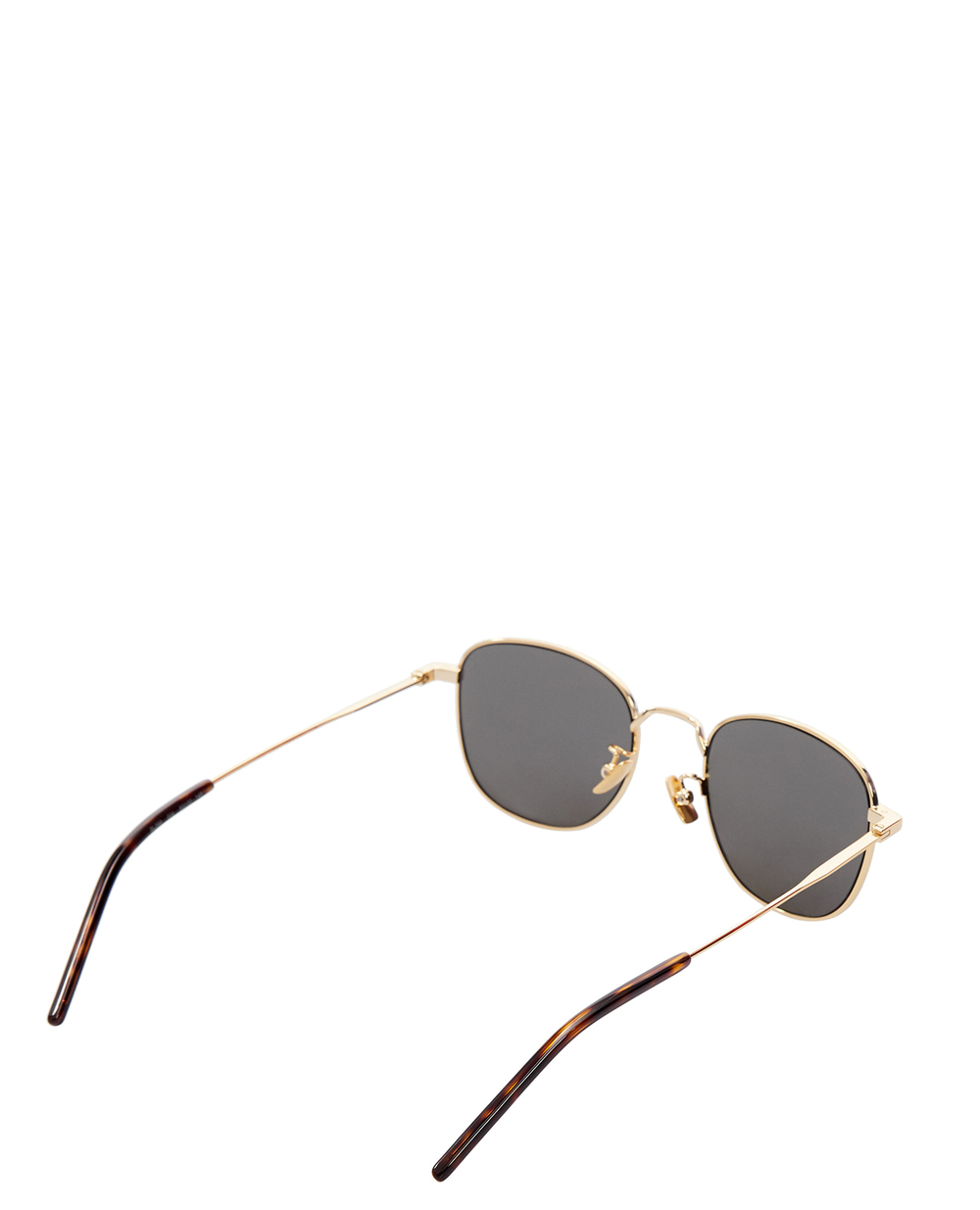 Солнцезащитные очки Saint Laurent 571171-Y9902, золотой цвет • Купить в интернет-магазине Kameron