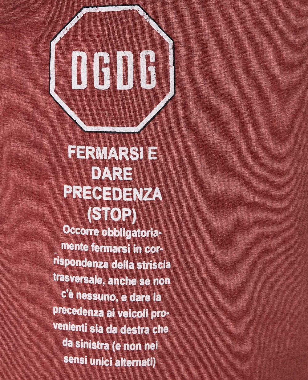 Футболка Dolce&Gabbana G8MZ0T-HU7IL, бордовий колір • Купити в інтернет-магазині Kameron