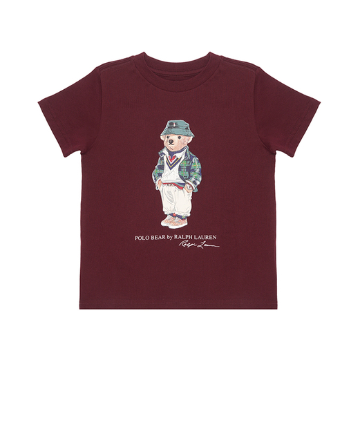 Polo Ralph Lauren Детская хлопковая футболка Polo Bear - Артикул: 322853828021