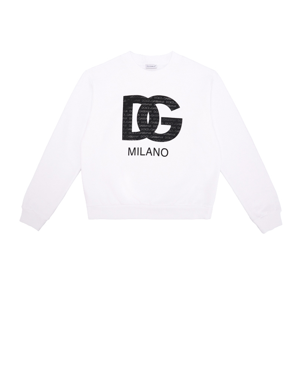 Дитячий світшот (костюм) Dolce&Gabbana Kids L4JWHZ-G7L4N-B, білий колір • Купити в інтернет-магазині Kameron
