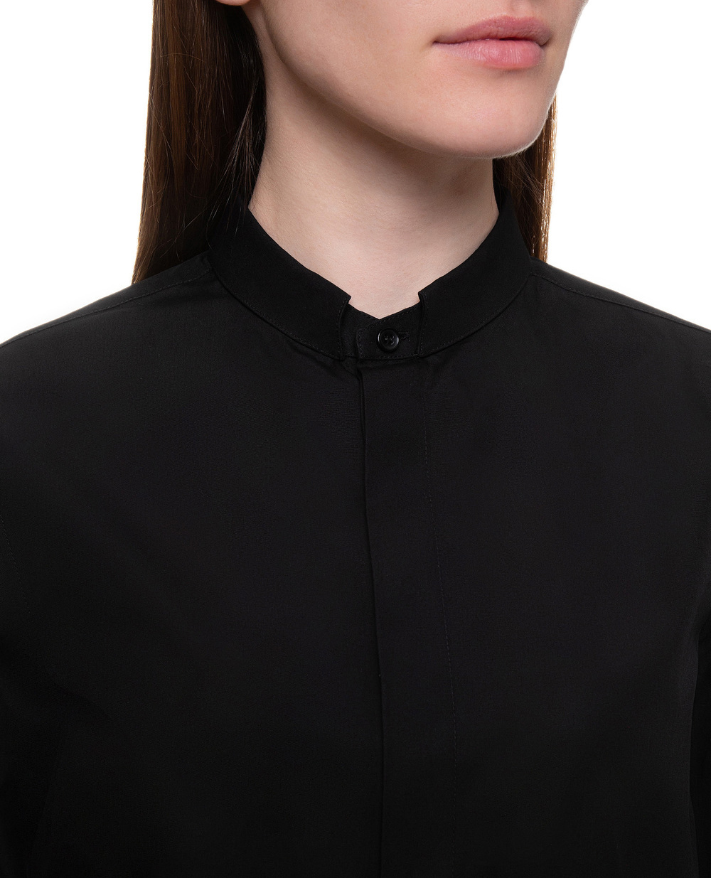Рубашка Saint Laurent 566489-Y227W, черный цвет • Купить в интернет-магазине Kameron
