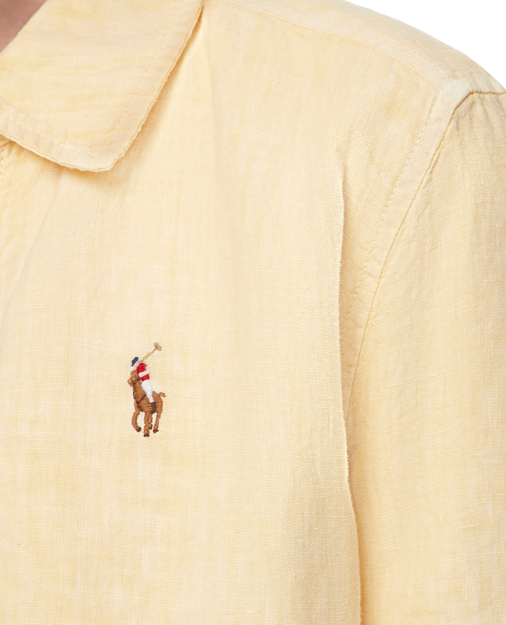 Льняна куртка Polo Ralph Lauren 211888260003, жовтий колір • Купити в інтернет-магазині Kameron