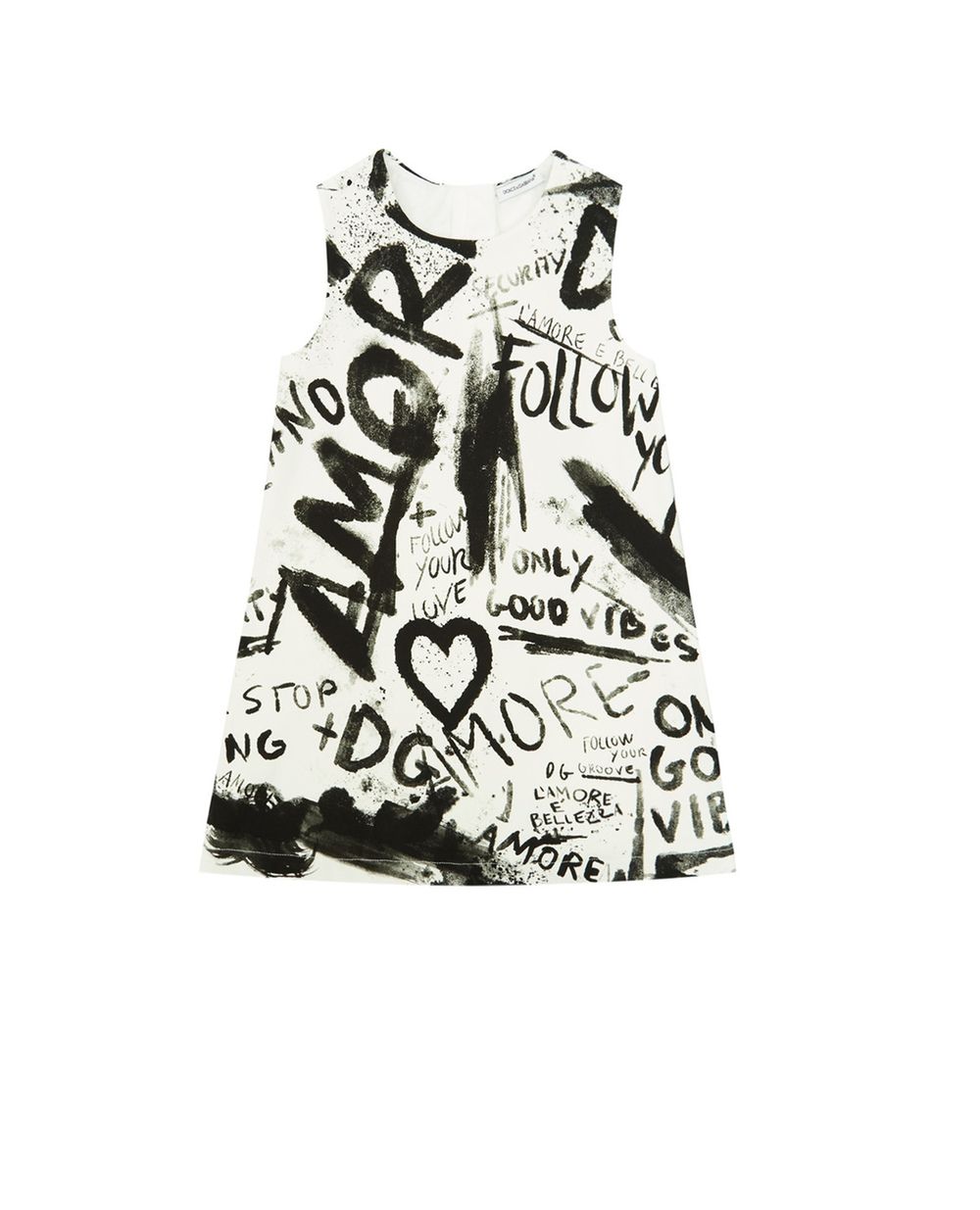 Детское платье Dolce&Gabbana Kids L5JDZ2-FSGX0-S, белый цвет • Купить в интернет-магазине Kameron