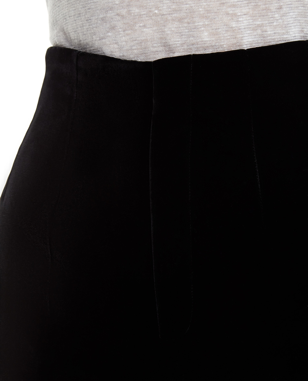 Бархатные шорты Saint Laurent 650256-Y525R, черный цвет • Купить в интернет-магазине Kameron