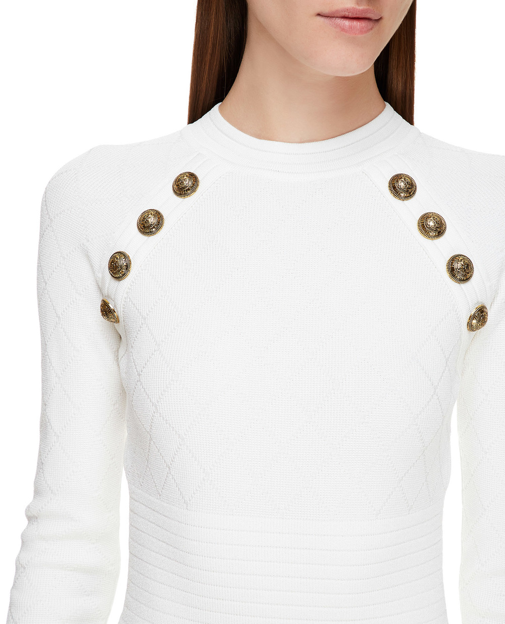 Платье Balmain UF16213K110, белый цвет • Купить в интернет-магазине Kameron