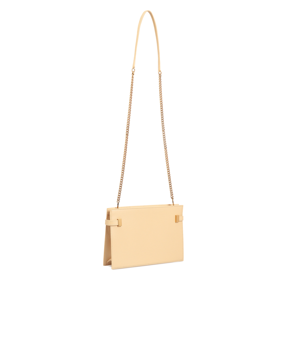 Кожаная сумка New Manhattan Saint Laurent 636478-0SX0W, бежевый цвет • Купить в интернет-магазине Kameron