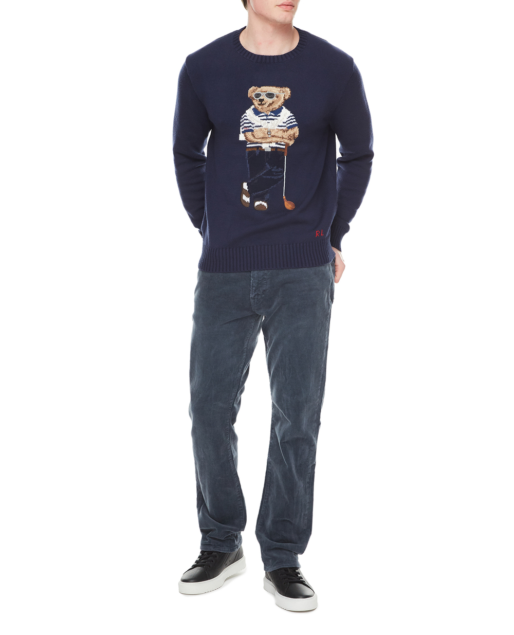 Джемпер Polo Bear Polo Ralph Lauren 710880284001, синий цвет • Купить в интернет-магазине Kameron