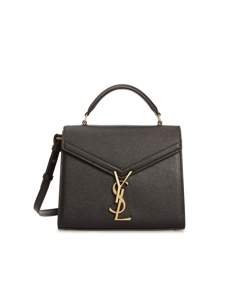 Кожаная сумка Cassandra Mini Saint Laurent 623930-BOW0W-, черный цвет • Купить в интернет-магазине Kameron