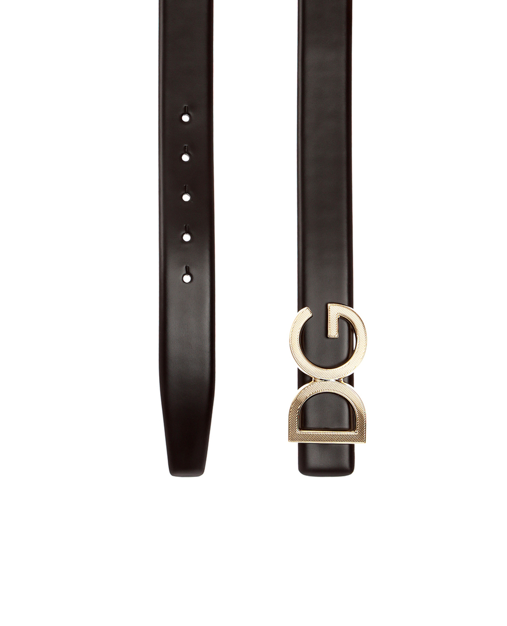 Шкіряний ремінь Dolce&Gabbana BC4312-A1607, коричневий колір • Купити в інтернет-магазині Kameron