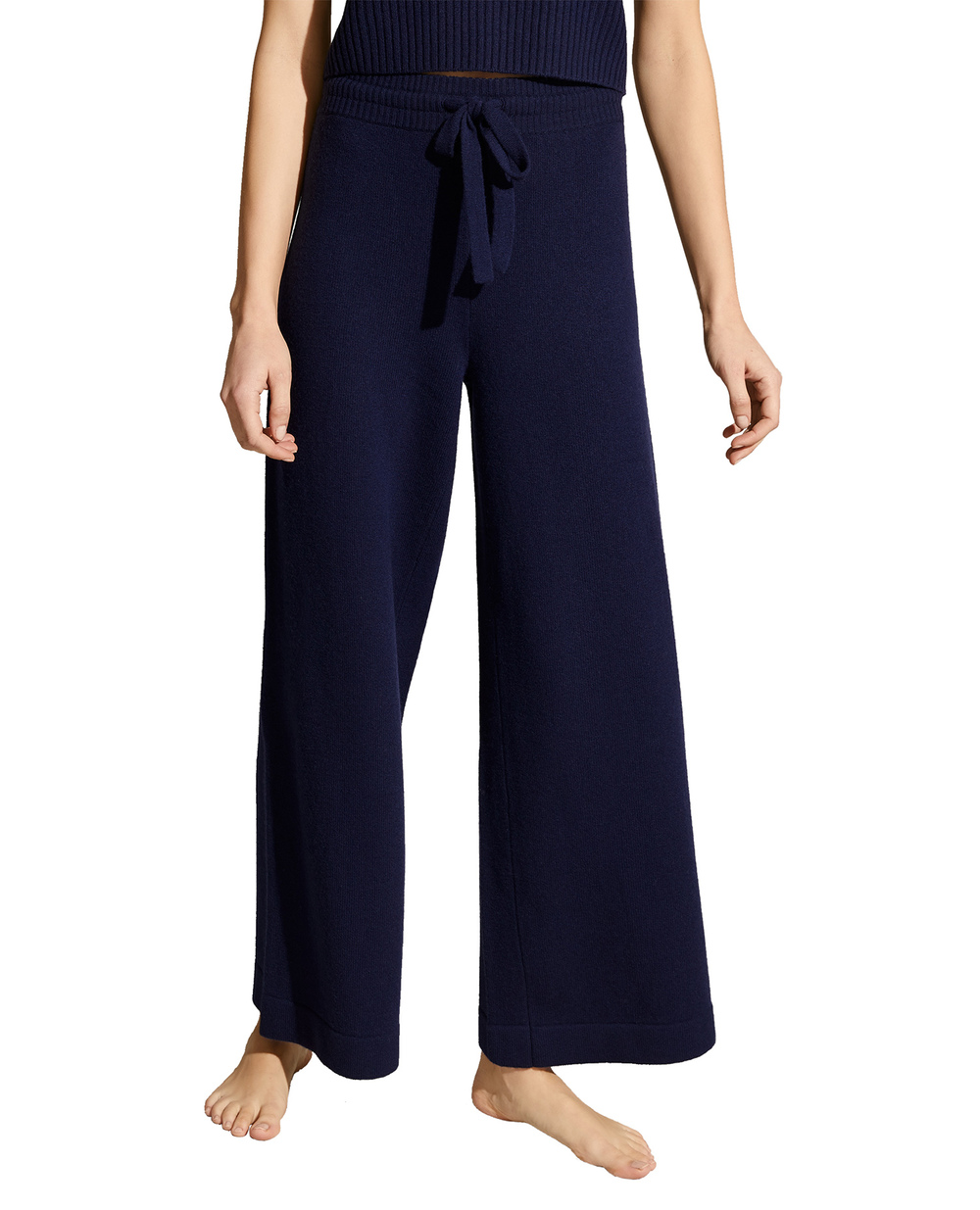Вовняні штани FREDERIQUE ERES 232215, темно синій колір • Купити в інтернет-магазині Kameron