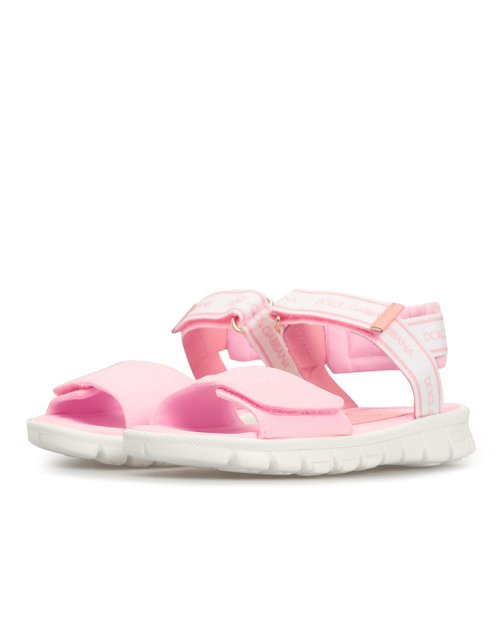 Детские сандали Dolce&Gabbana Kids DA5061-AY233-M, розовый цвет • Купить в интернет-магазине Kameron