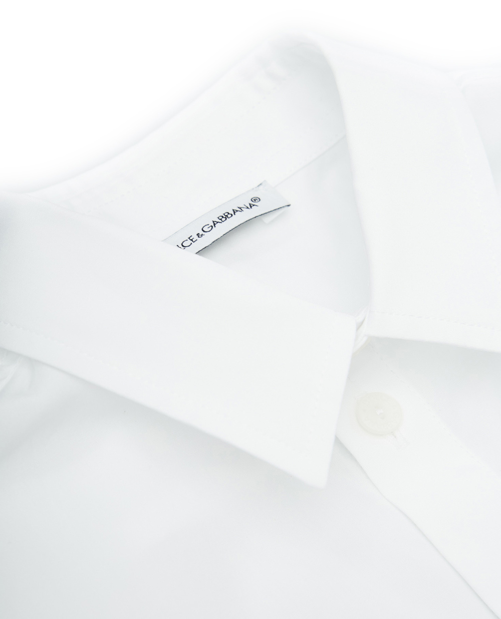 Детская рубашка Dolce&Gabbana Kids L42S70-G7A8C-S, белый цвет • Купить в интернет-магазине Kameron