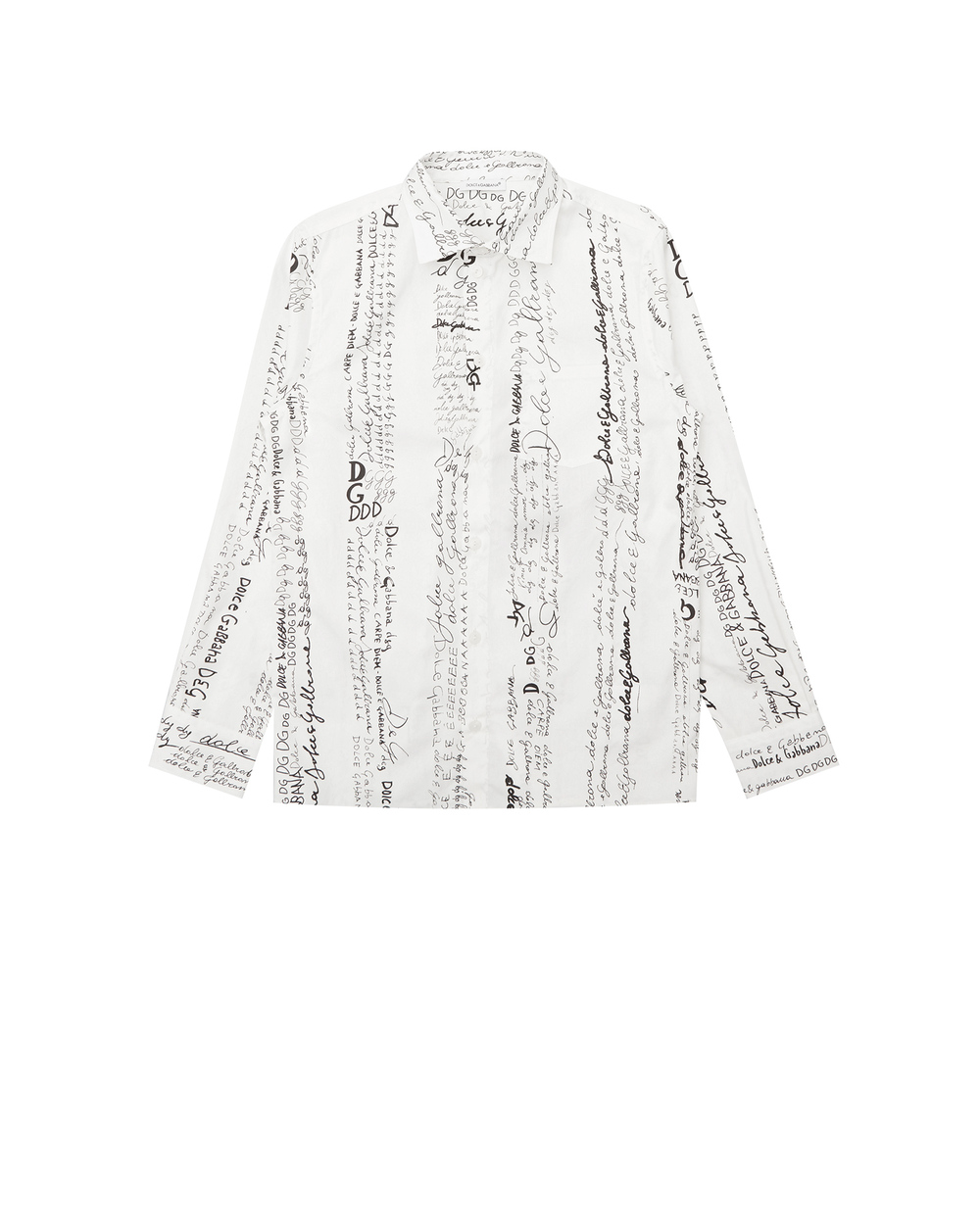 Рубашка Dolce&Gabbana Kids L43S29-HS5IJ-B, белый цвет • Купить в интернет-магазине Kameron