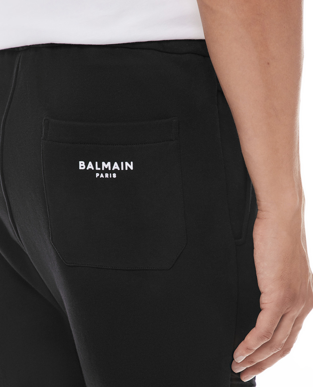 Спортивні брюки Balmain WH1OB000B071, чорний колір • Купити в інтернет-магазині Kameron