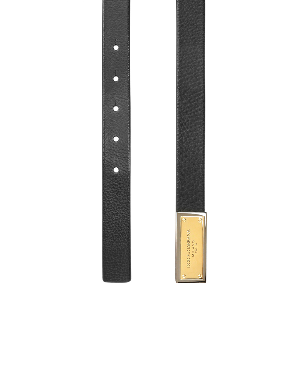 Кожаный ремень Dolce&Gabbana BC4591-AV480, черный цвет • Купить в интернет-магазине Kameron