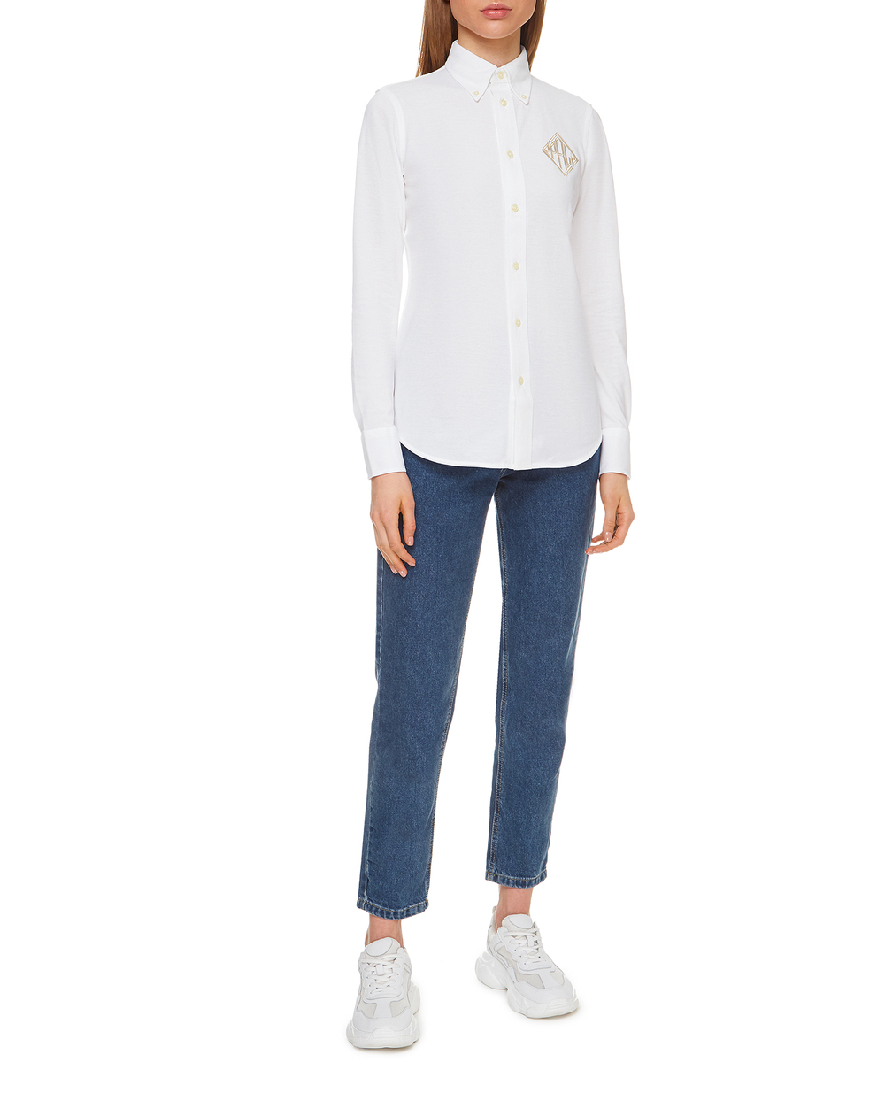 Рубашка Polo Ralph Lauren 211827874001, белый цвет • Купить в интернет-магазине Kameron