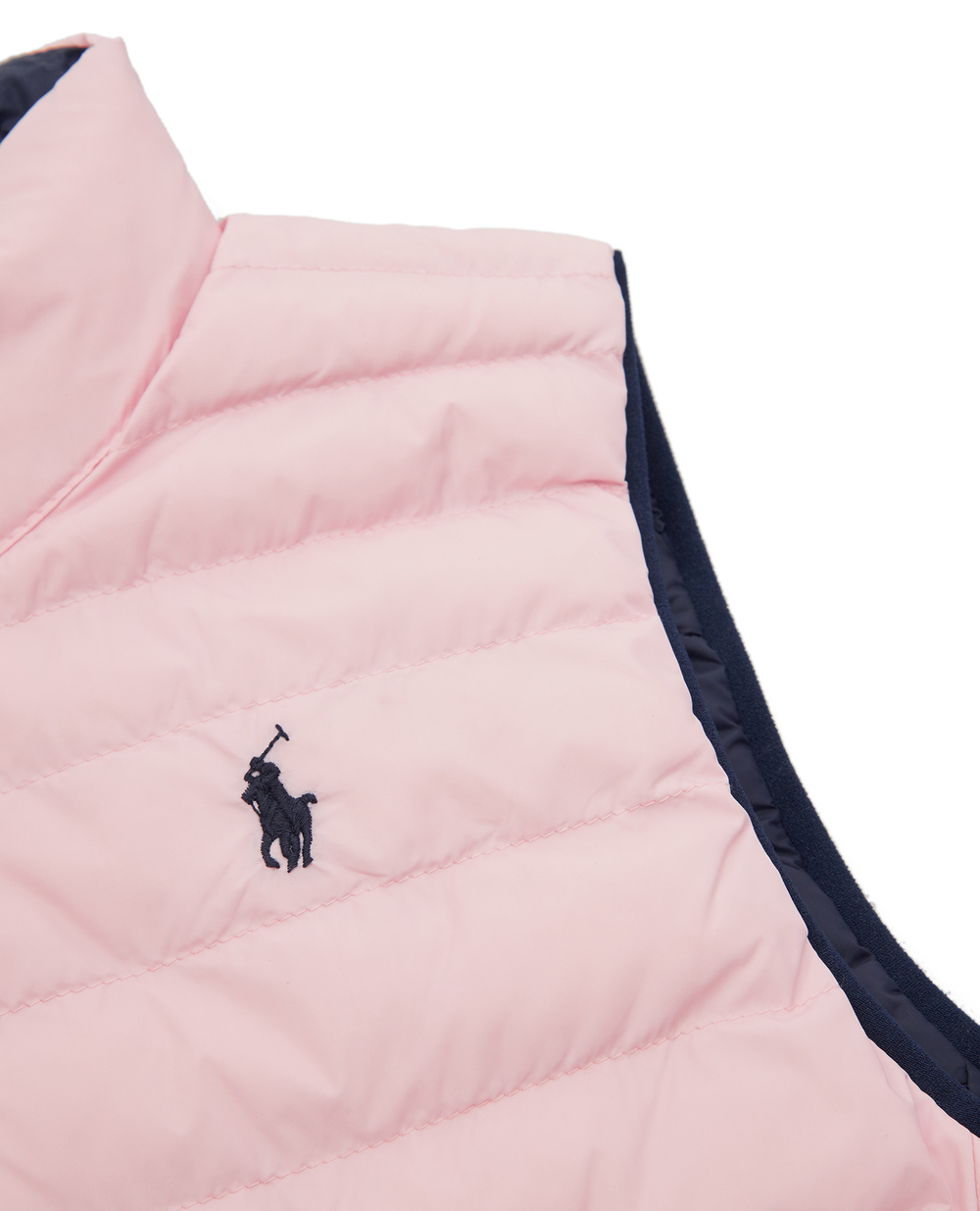 Детский двусторонний жилет Polo Ralph Lauren Kids 323875513004, розовый цвет • Купить в интернет-магазине Kameron