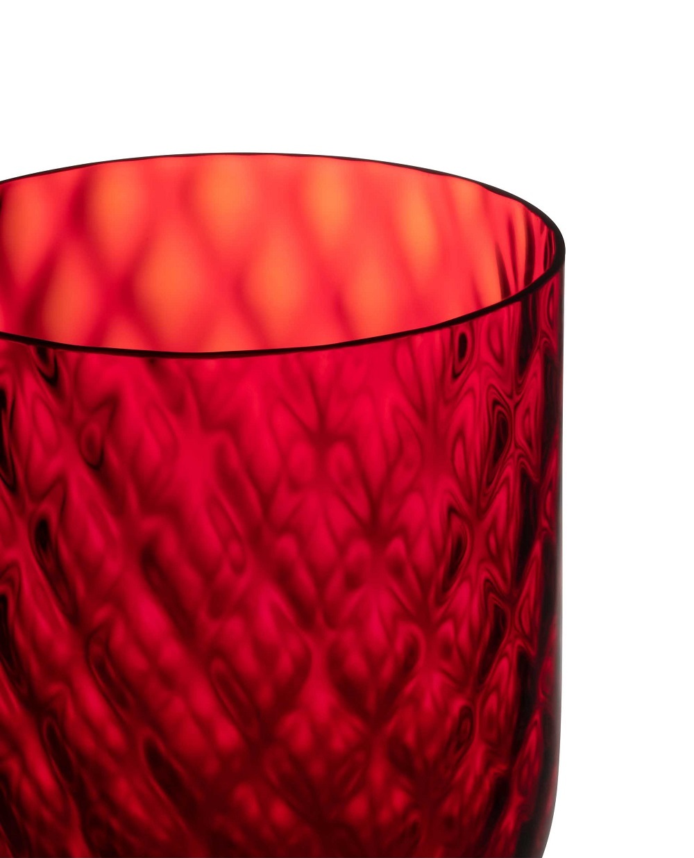 Келих для червоного вина із муранського скла Dolce&Gabbana TCB002-TCA34, красный колір • Купити в інтернет-магазині Kameron