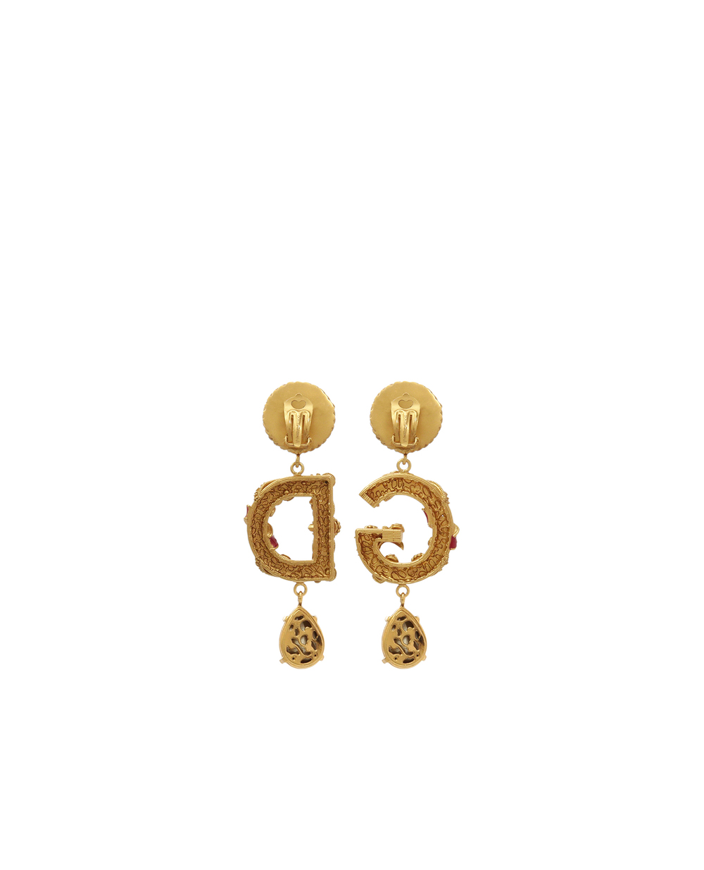 Клипсы Dolce&Gabbana WEM6M6-W1111, золотой цвет • Купить в интернет-магазине Kameron