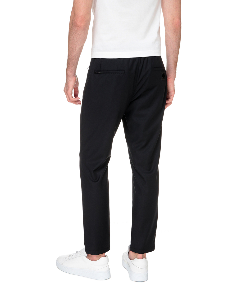 Шерстяные брюки Dolce&Gabbana GYACET-FU2Z9, черный цвет • Купить в интернет-магазине Kameron