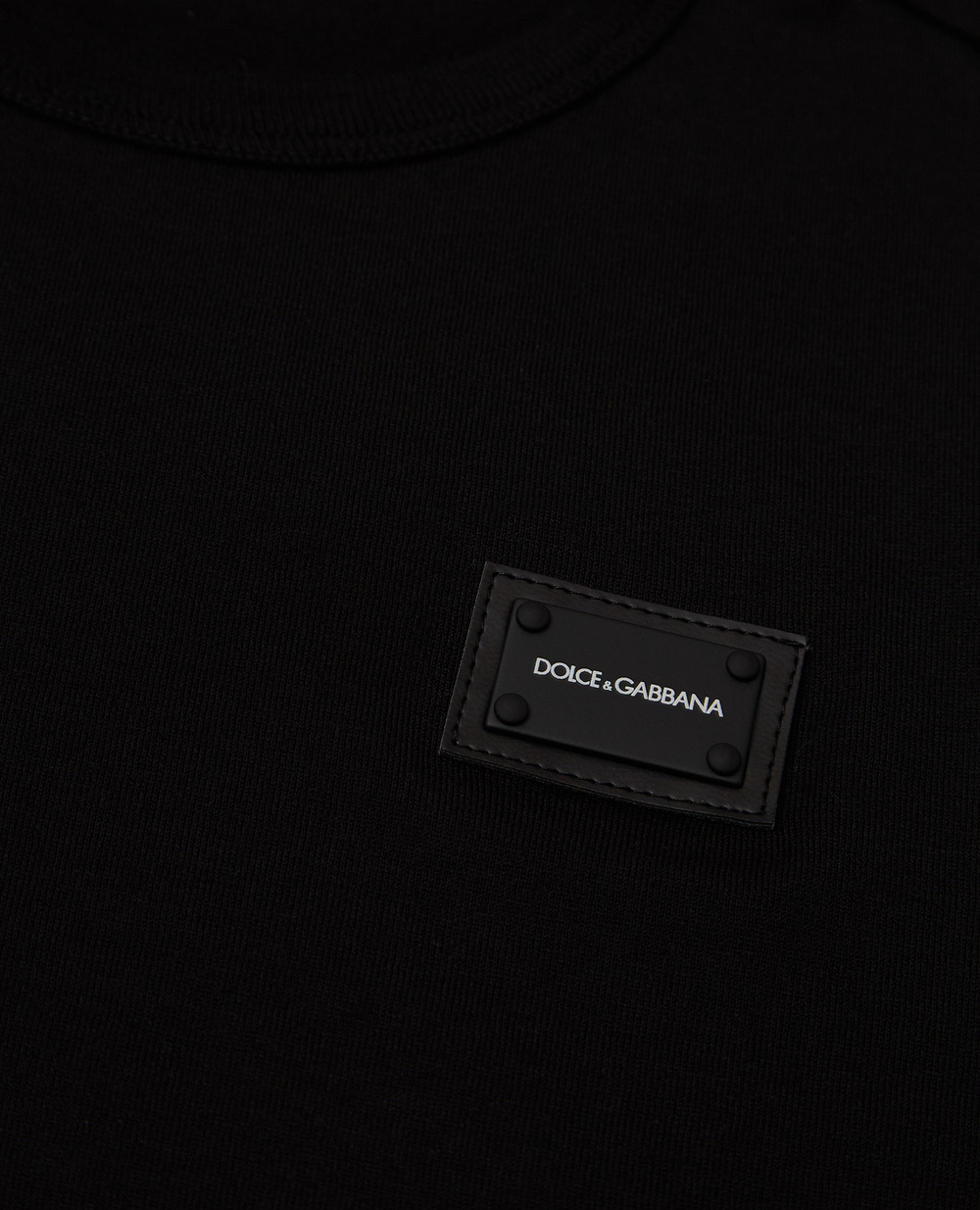 Детская футболка Dolce&Gabbana Kids L4JT7T-G7OLK-B, черный цвет • Купить в интернет-магазине Kameron