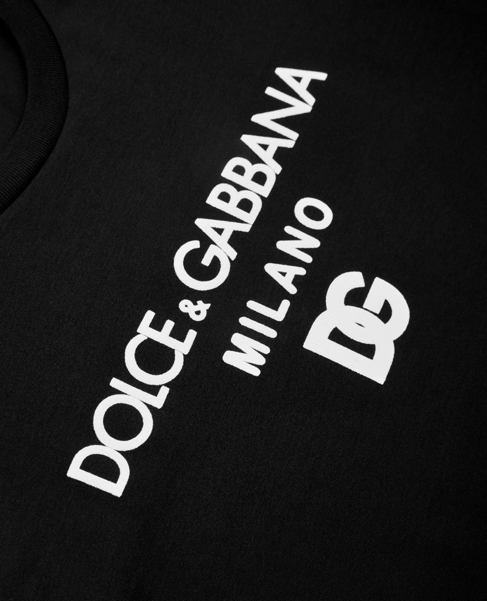 Дитяча футболка Dolce&Gabbana Kids L4JTEY-G7CD8-S, чорний колір • Купити в інтернет-магазині Kameron