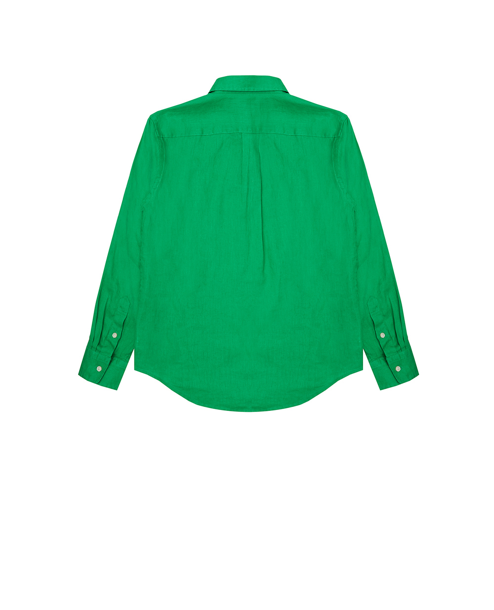 Льняная рубашка Polo Ralph Lauren Kids 323832109005, зеленый цвет • Купить в интернет-магазине Kameron