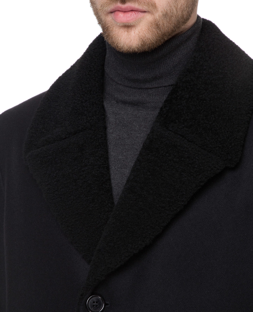 Пальто Saint Laurent 582284-Y954V, черный цвет • Купить в интернет-магазине Kameron