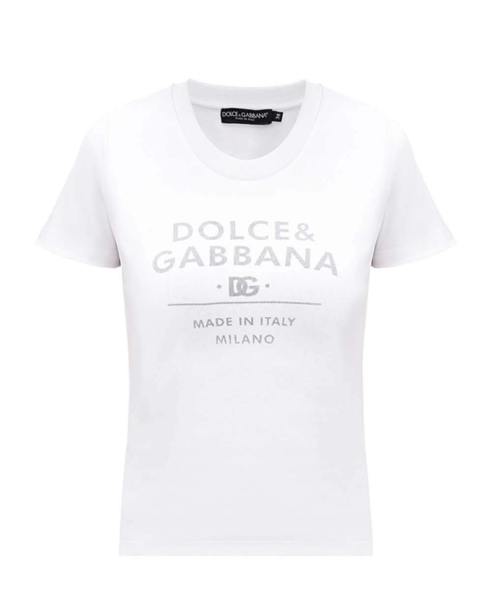 Футболка Dolce&Gabbana F8U48T-GDB6W, білий колір • Купити в інтернет-магазині Kameron