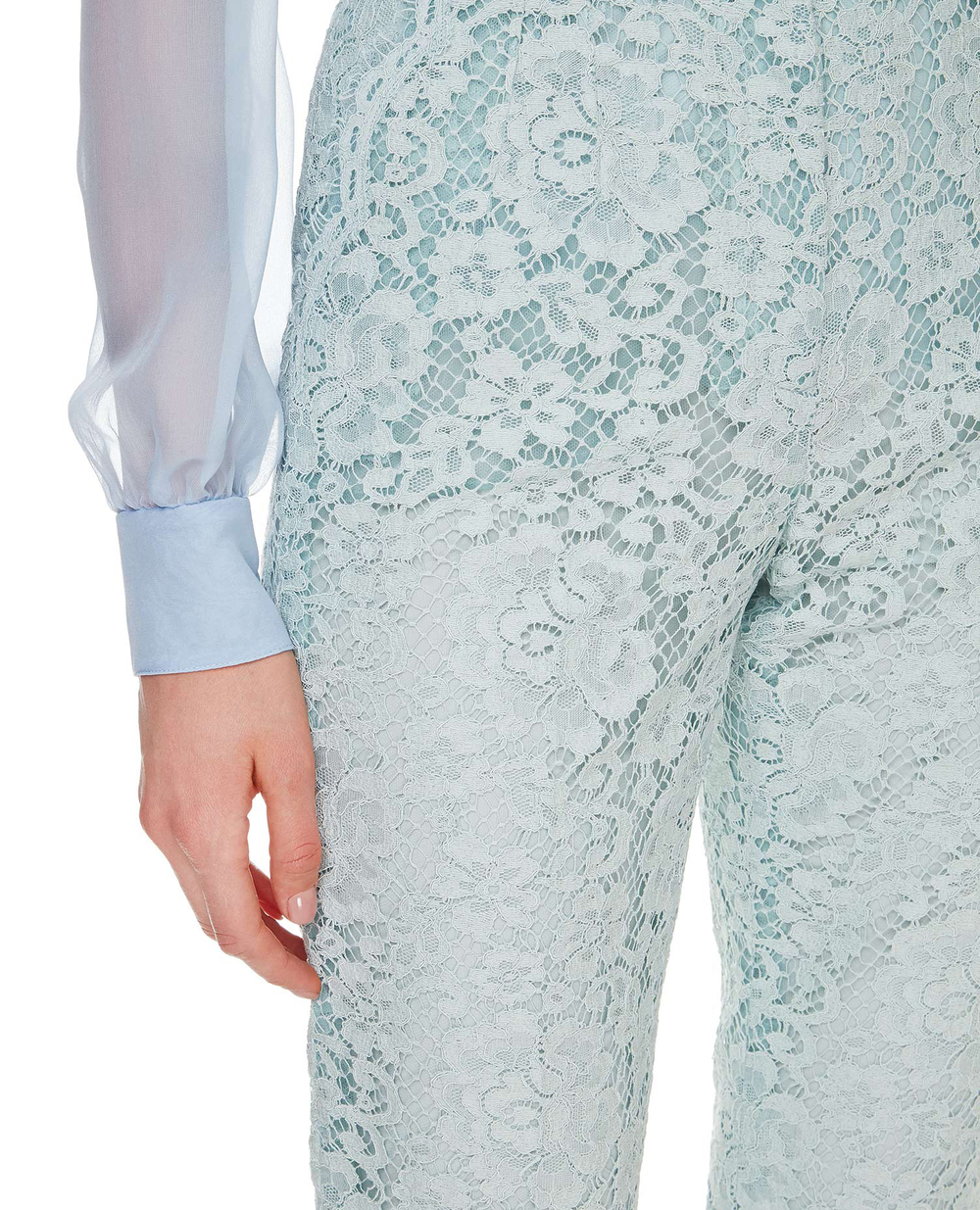Штани Dolce&Gabbana FTBXQT-HLMEA, ментоловий колір • Купити в інтернет-магазині Kameron